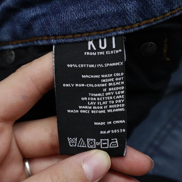 Kut From The Kloth Capri Jeans Womens 14W Blue Weekend Classic Comfort Travel - Picture 4 of 16
